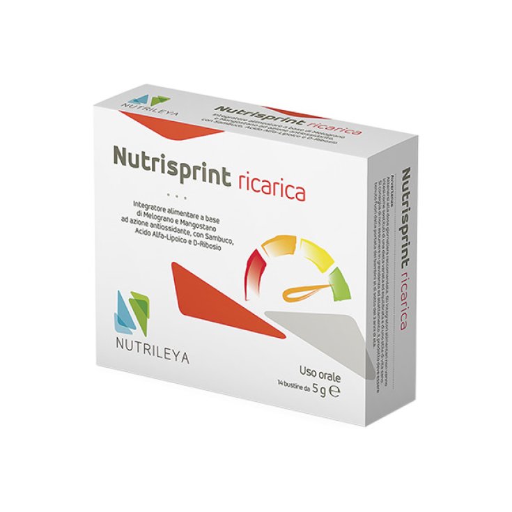 Nutrileya Nutrisprint Ricarica Integratore Alimentare 14 Bustine