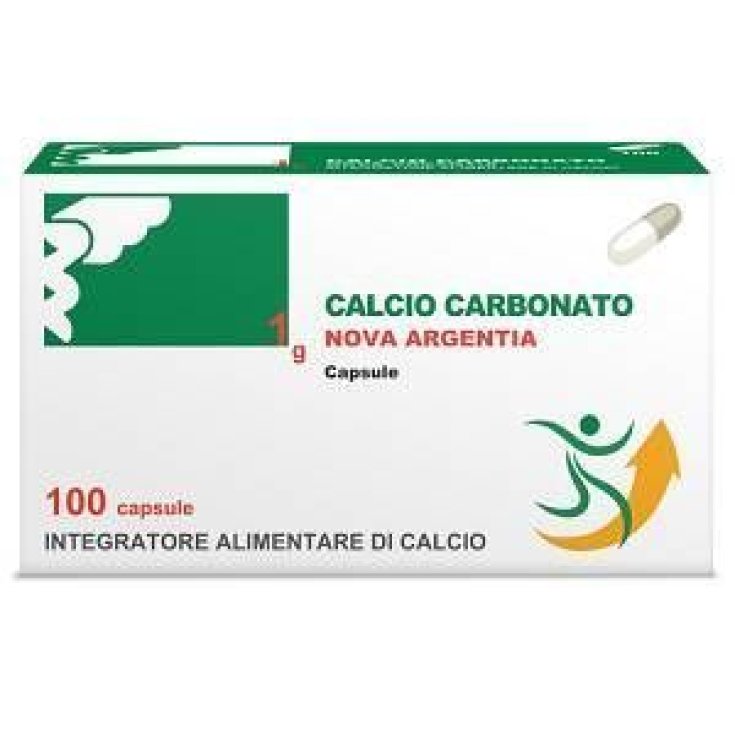 Calcio Carbonato Integratore Alimentare 100 Capsule