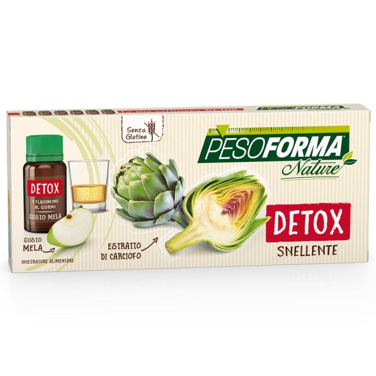 Nutrition Pesoforma Nature Detox Snellente Integratore Alimentare Senza Glutine 6Flaconcini10ml