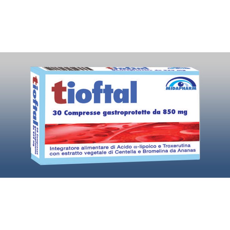 Midapharm Tioftal Integratore Alimentare 30 Compresse Gastroprotette