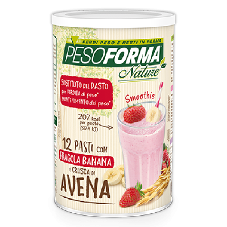 Pesoforma  Linea Nature Pasto Sostitutivo Smoothie Fragola Banana 12 Pasti