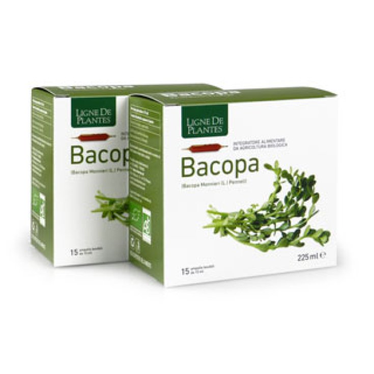 Ligne De Plantes Bacopa Integratore Alimentare 15 Ampolle Da 15ml