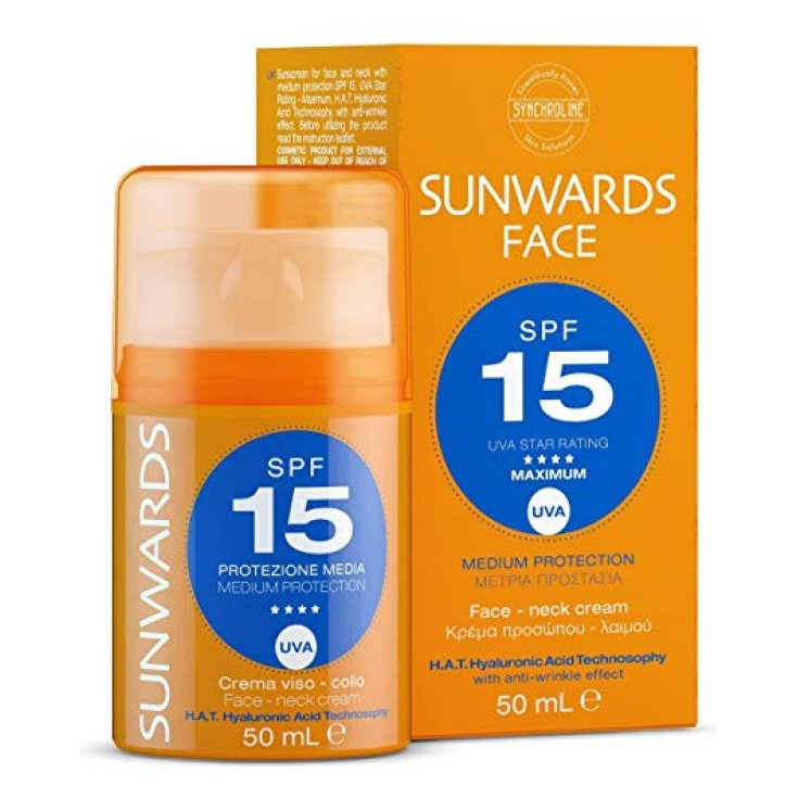 Synchroline Sunwards Face And Neck Cream SPF 15 Crema Viso E Collo 50ml