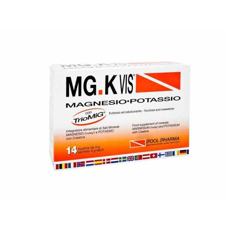 Pool Pharma Mg K Vis Orange Zero Zuccheri 15 Bustine