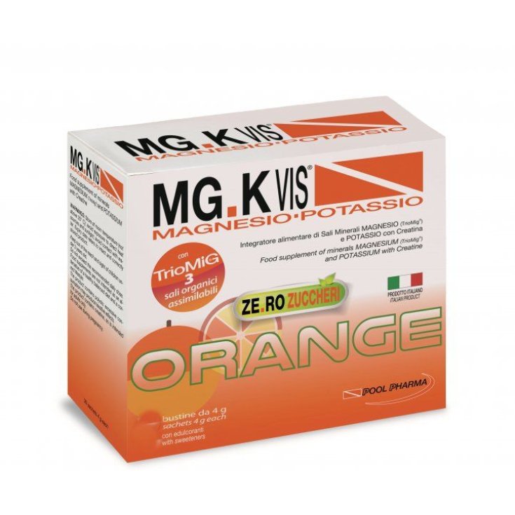 Pool Pharma Mgk Vis Orange Zero Zuccheri 30 Bustine