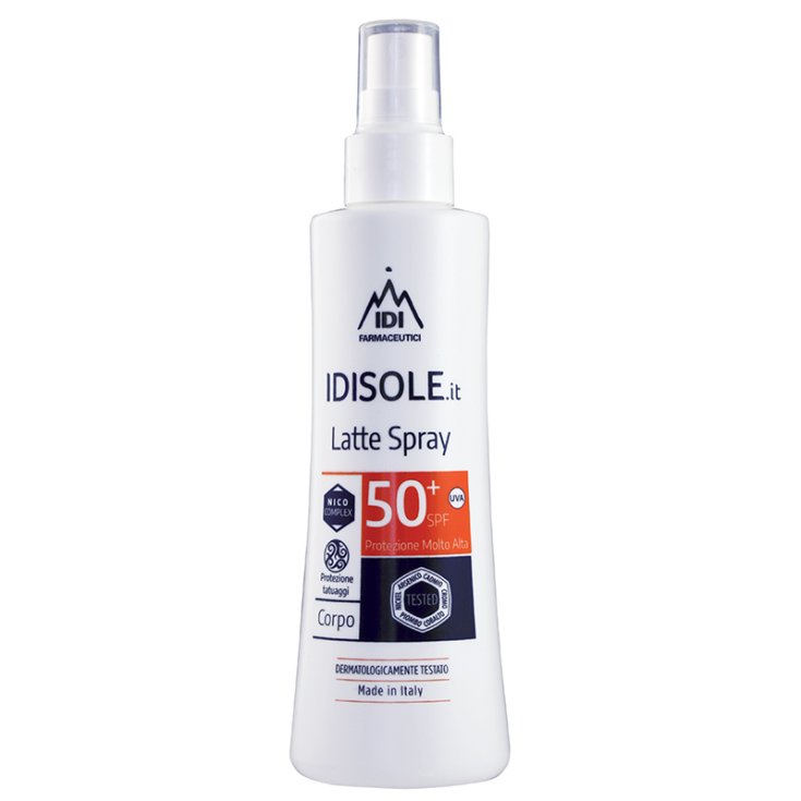 Idisole-it Spf50+ Tatuaggi Corpo Spray 200ml