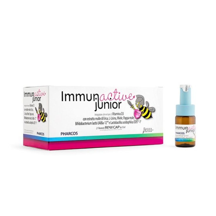 Pharcos Immunactive Junior Integratore Alimentare 21 Flaconcini 10ml