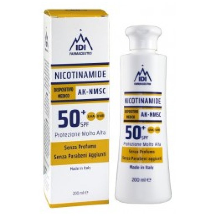 IDI Farmaceutici Nicotinamide Ak-NMSC Protezione 50+ SPF 200ml