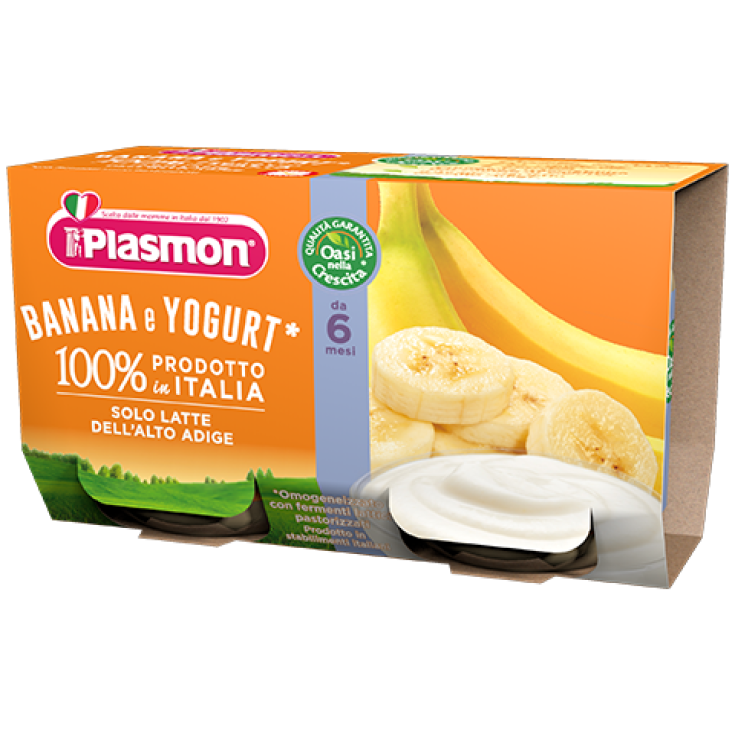 Plasmon Banana Yogurt As 2x120g