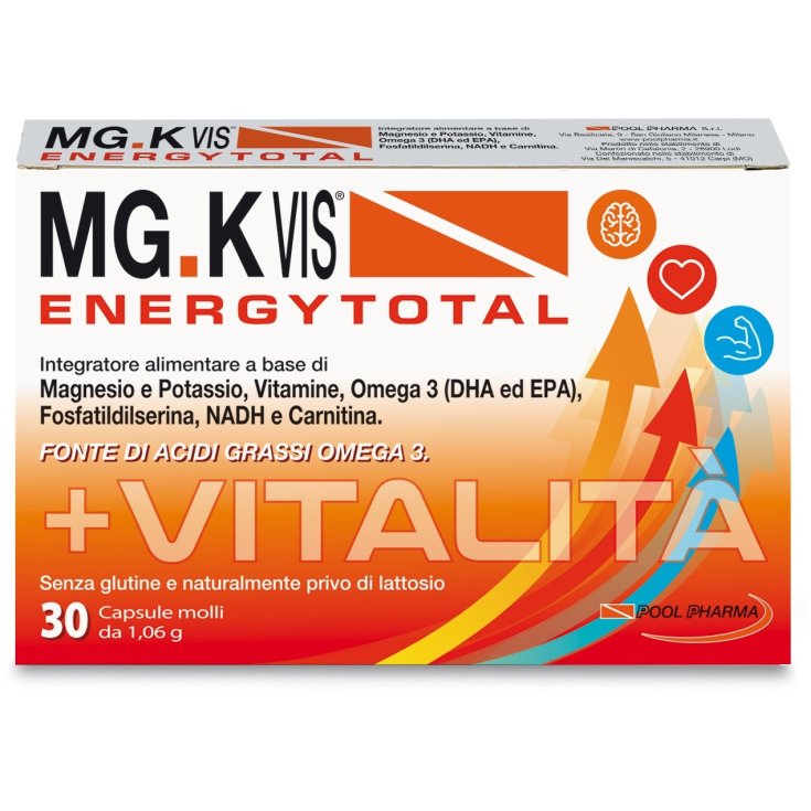 Mg K Vis Energy Total Pool Pharma 30 Capsule Molli