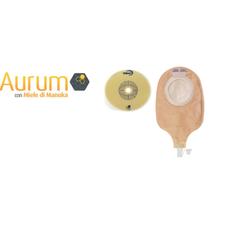 Aurum2 Placca Convessa Urostomia 55mm Ritagliabile 5 Placche