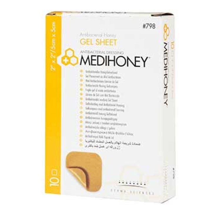 Medihoney Gel Sheet Medicazione 10x10cm