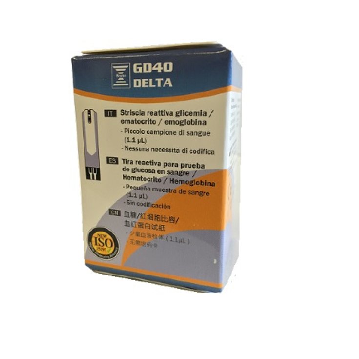 Gd40 Delta Strisce Glicemia 25 Strisce