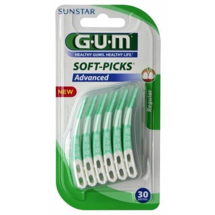 Sunstar Gum Soft-Picks Original Regular 30 Pezzi