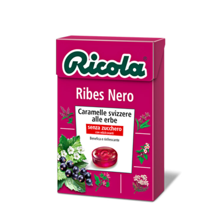 Ricola Ribes Nero Caramelle Senza Zucchero 50g