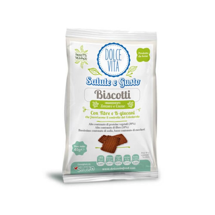 Dolce Vita Biscotto Con Zenzero E Cacao 40g