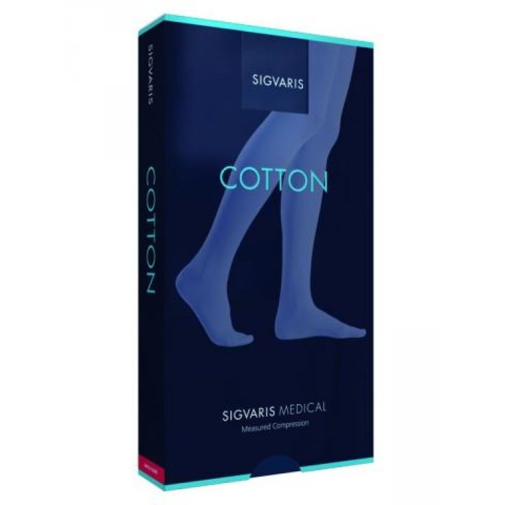 Sigvaris Cotton 1 Gambaletto Punta Chiusa Colore Natural