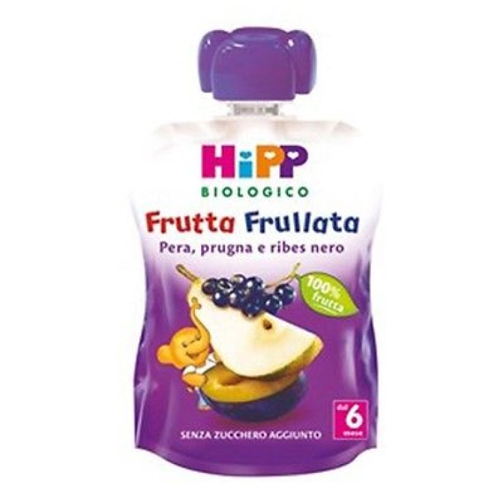 Frutta Frullata HiPP Biologico Pera Prugna Ribes Nero 90g