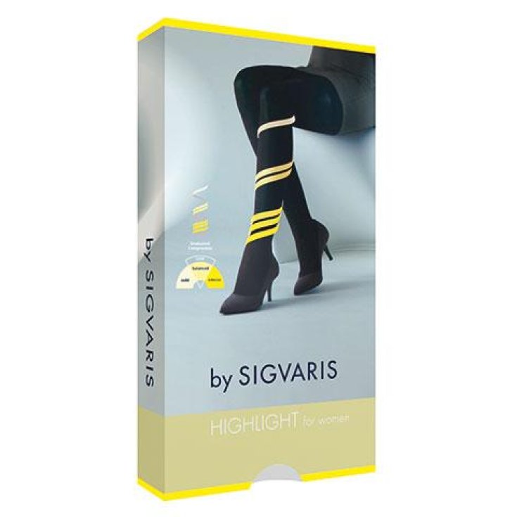 Sigvaris High Light for Woman Collant Punta Chiusa Colore Skin Taglia M Normale 