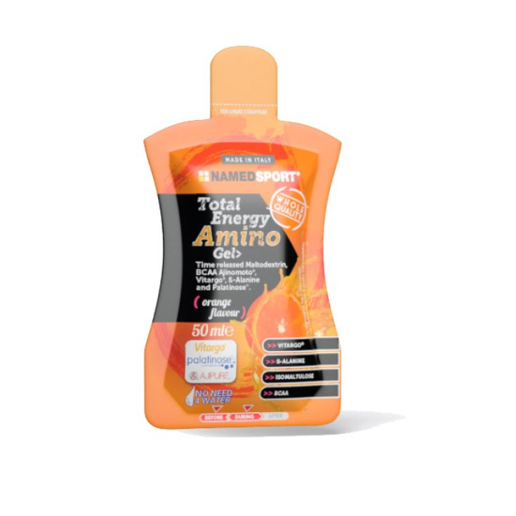 Named Sport Total Energy Amino Gel Orange Flavour 50ml