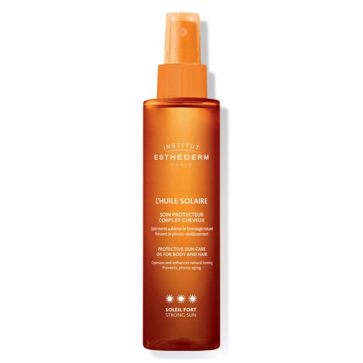 Institut Esthederm Suncare Oil Body And Hair Strong Sun 150ml