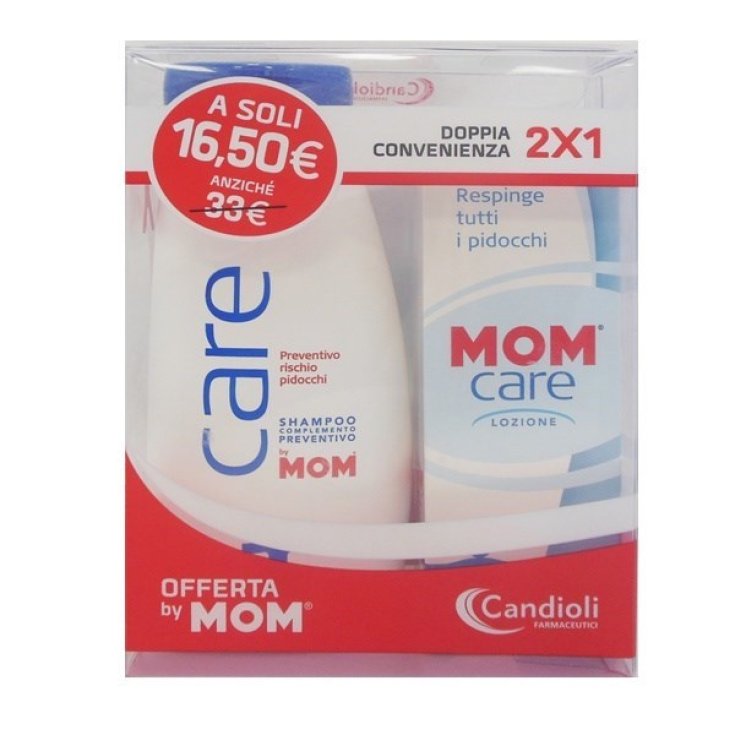 Candioli Mom Care Shampoo Preventivo Pidocchi Con Lozione Protettiva Bipack 200ml+100ml