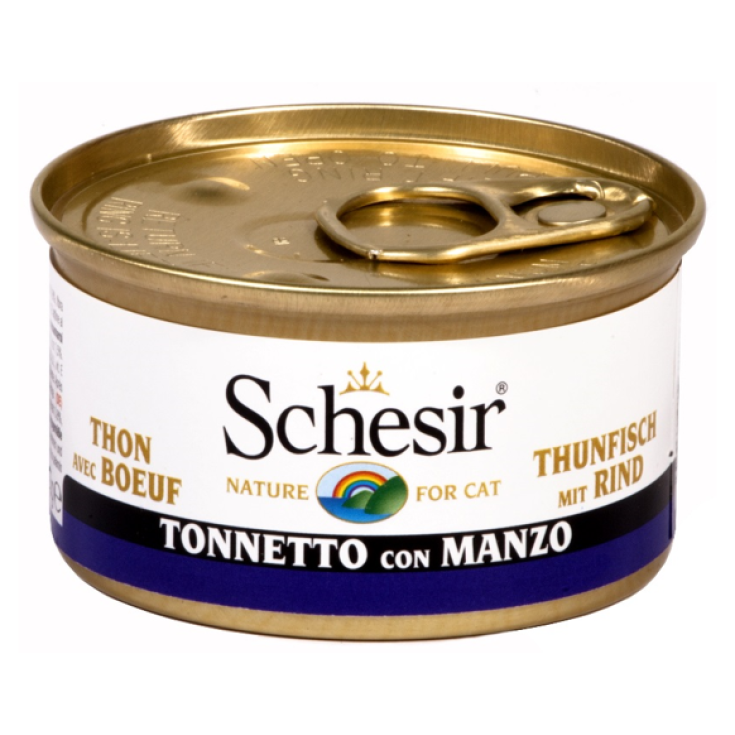Schesir Tonnetto Filetto Di Manzo Mangime Per Animali 85g