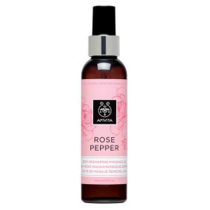 Apivita Rose Pepper Reshaping Massage Oil 150ml