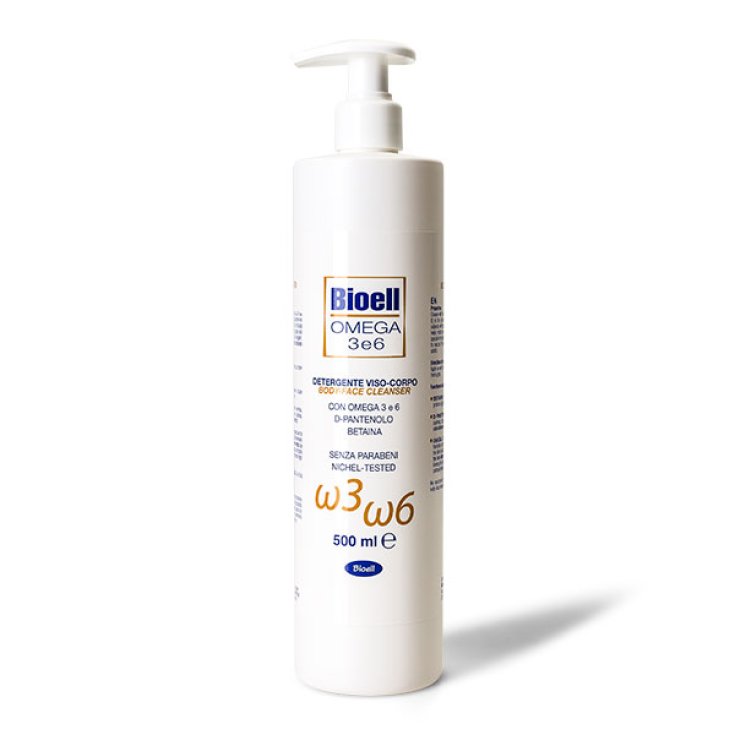 Bioell Omega 3-6 Detergente Viso Corpo 500ml