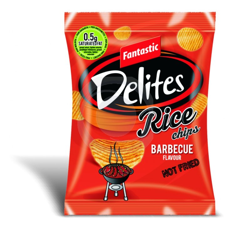 Fantastic Foods Delites Rice Chips Gusto Barbecue 50g