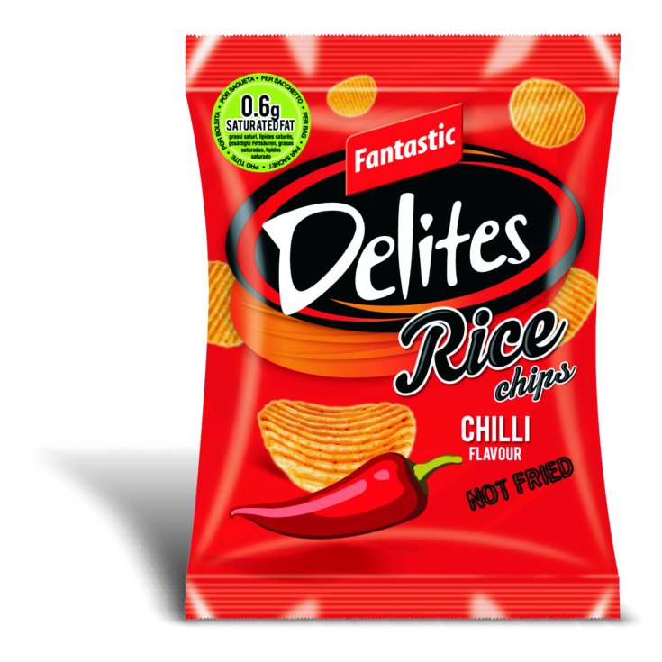 Fantastic Foods Delites Rice Chips Gusto Chilli 50g