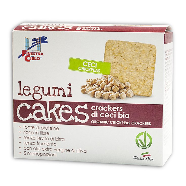 La Finestra Sul Cielo Legumicakes Crackers Di Ceci Biologico 250g