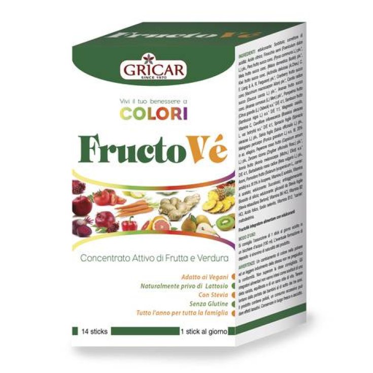 Gricar Chemical Fructove' Integratore Alimentare 14 Stick