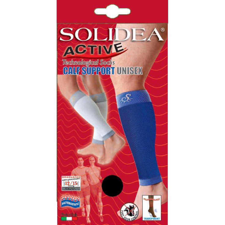 Solidea Active Calf Support Colore Bianco Taglia S