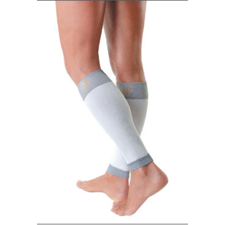 Solidea Calf Support Gambale Colore Bianco Taglia XL 1 Pezzo