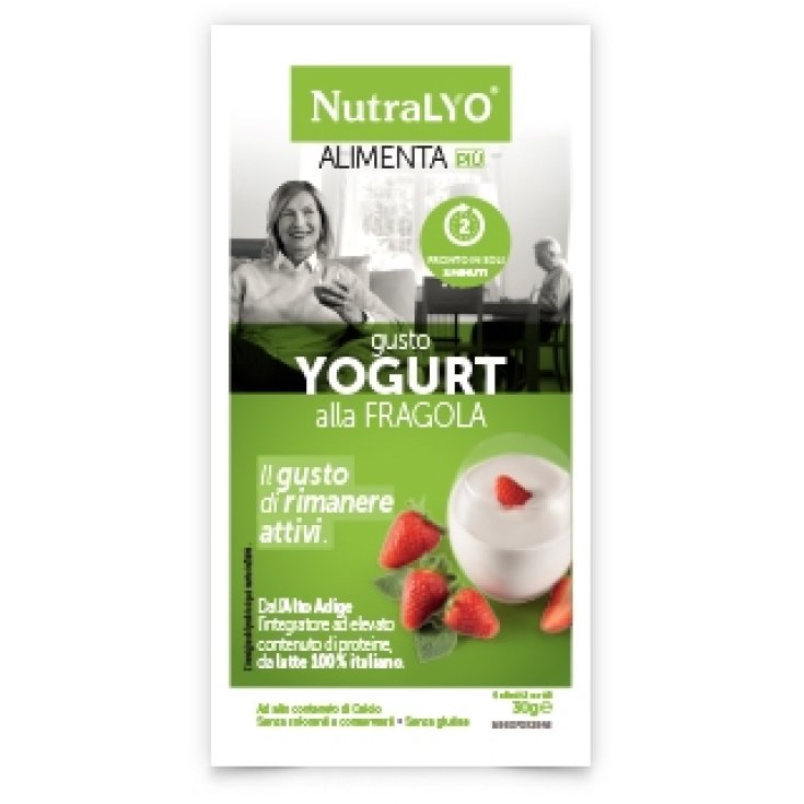 NutraLYO® Alimenta Più Yogurt Proteico Alla Fragola Integratore Alimentare 30g