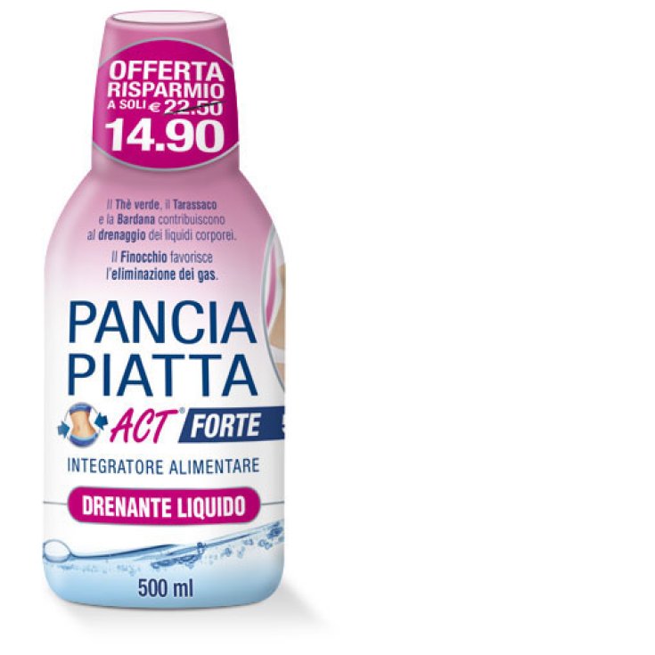 F&F Pancia Piatta Act Forte Integratore Alimentare 500ml