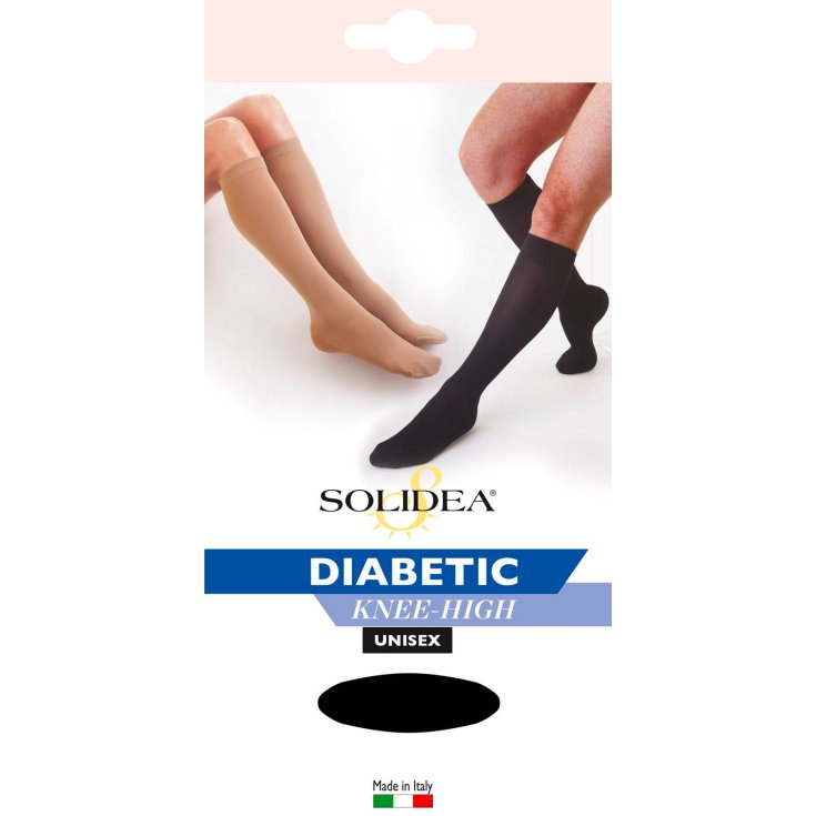 Solidea Diabetic Knee-High Gambaletto Colore Nero Taglia 3-L