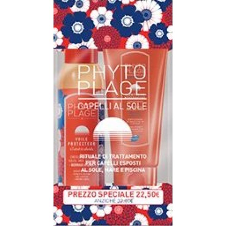 Phyto Phytoplage Bundle Pack Doccia Shampoo 200ml + Voile Reparateur 150ml