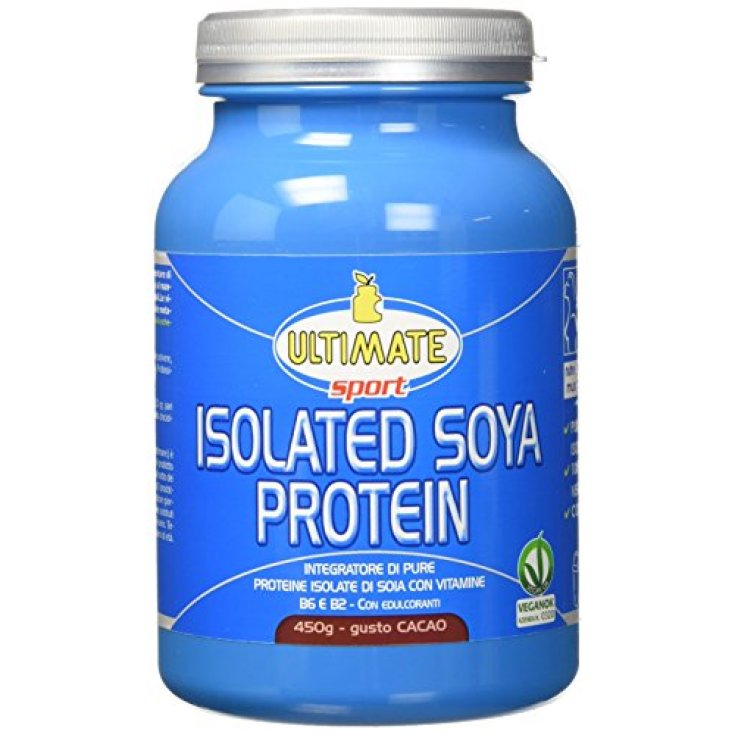 Ultimate Isolated Soya Protein Integratore Alimentare Gusto Cacao 450g
