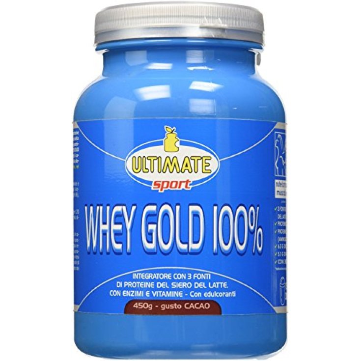 Ultimate Whey Gold 100% Integratore Alimentare Gusto Cacao 450ml