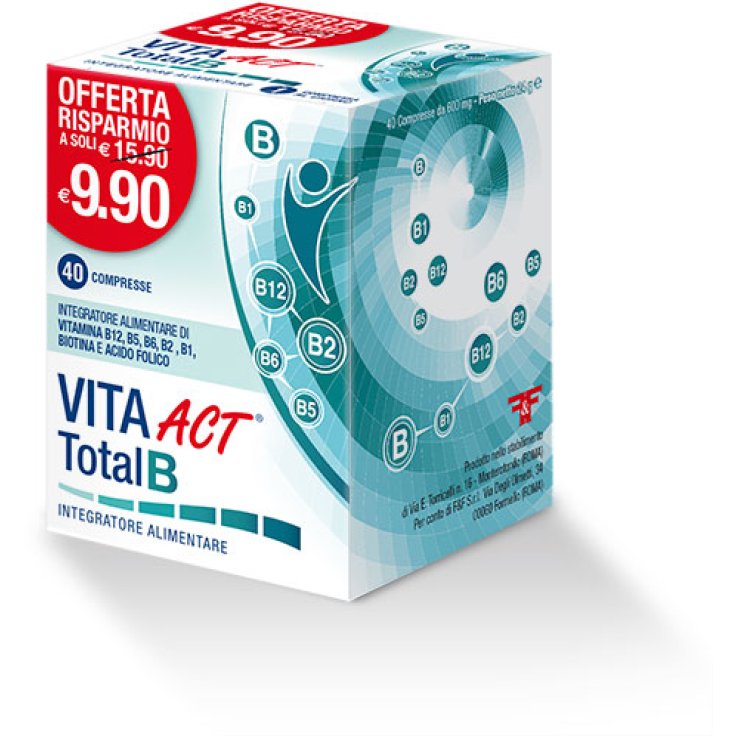 Linea Act Vita Act Total B Integratore Alimentare 40 Compresse