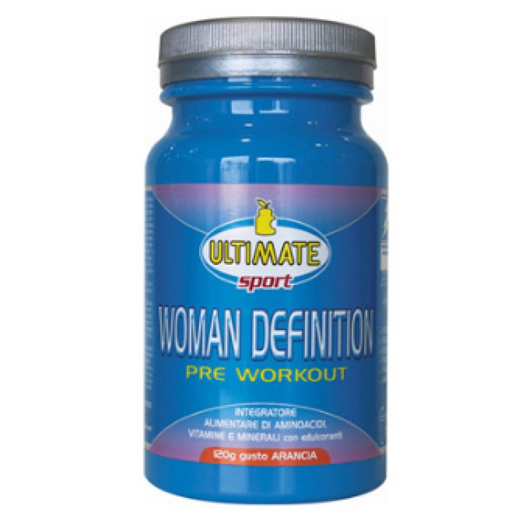 Ultimate Woman Definition Pre Workout Integratore Alimentare Gusto Arancia 120g