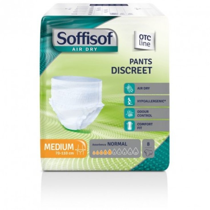 SOFFISOF PANTS P/DISCRET X 8 MEDIO