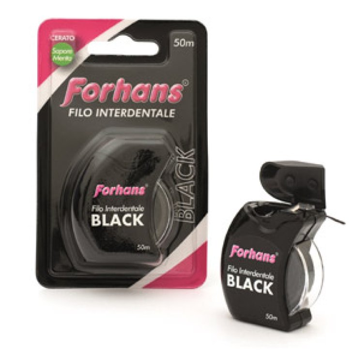 Forhans Filo Interdentale Black 50m