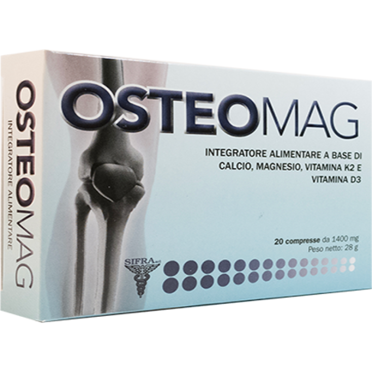Sifra Osteomag Food Supplement 20 Tablets 1400mg