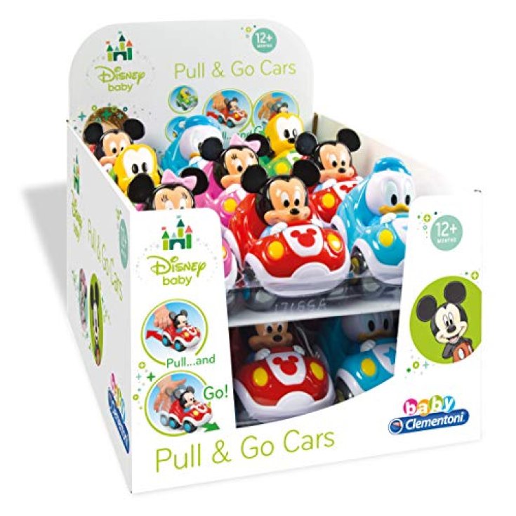 Clementoni Disney Baby Pull&Go Cars Macchinine Modelli Assortiti 1 Pezzo