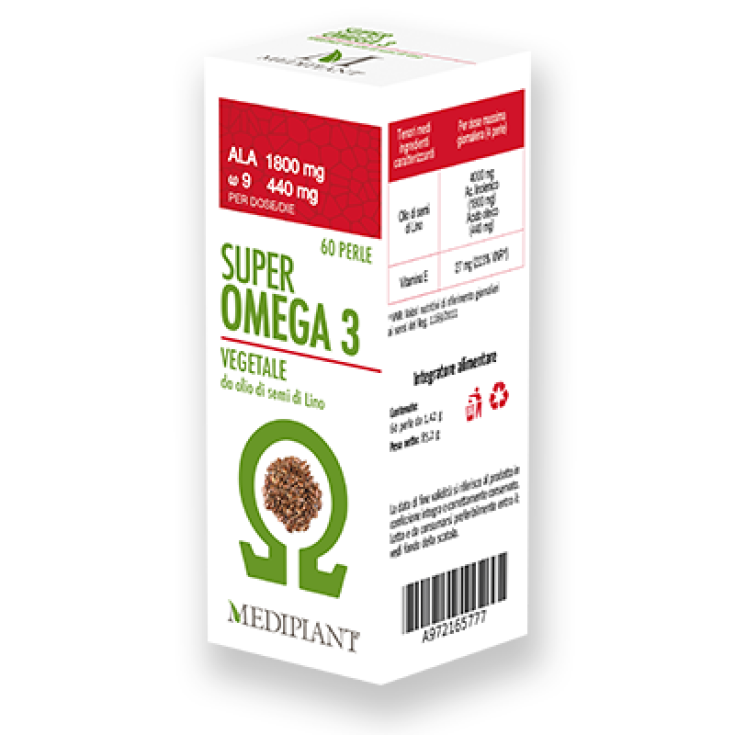 Mediplant Super Omega 3 Vegetale 60 Perle