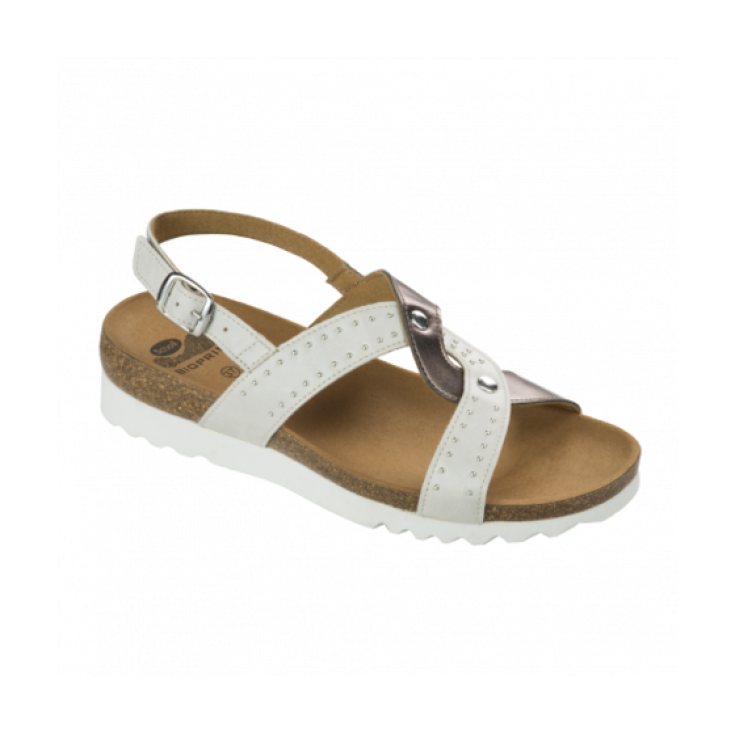 Dr. Scholl's Sandalo Selah Synt L+sl W Off Bianco/Bronzo Misura 39 1 Paio