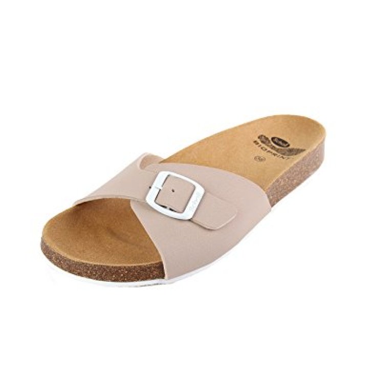 Scholl Spikey SS 4 Ciabatta Donna Plantare Bioprint Colore Beige/Bianco Taglia 35